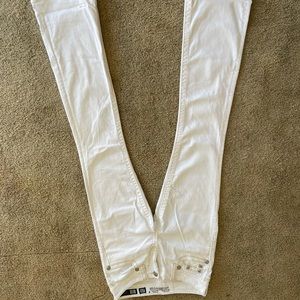 White bootcut miss me jeans